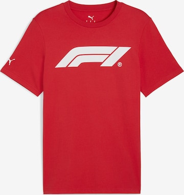 PUMA Shirt 'F1® Essentials' in Red: front