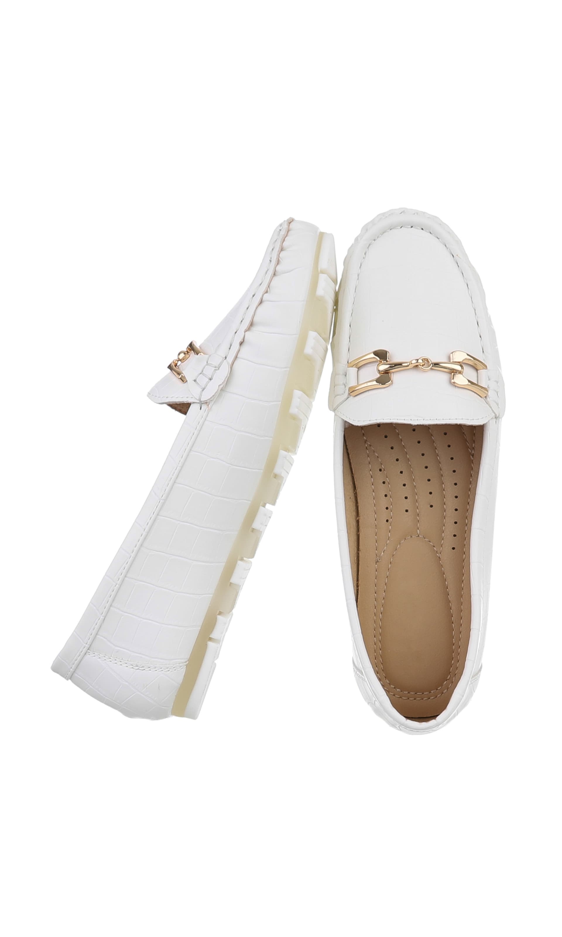 Ital-Design Slipper in Weiß