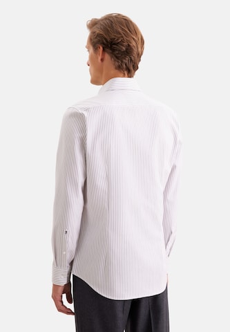 Coupe slim Chemise business SEIDENSTICKER en marron