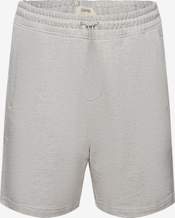 ESPRIT Loose fit Pants in Grey: front