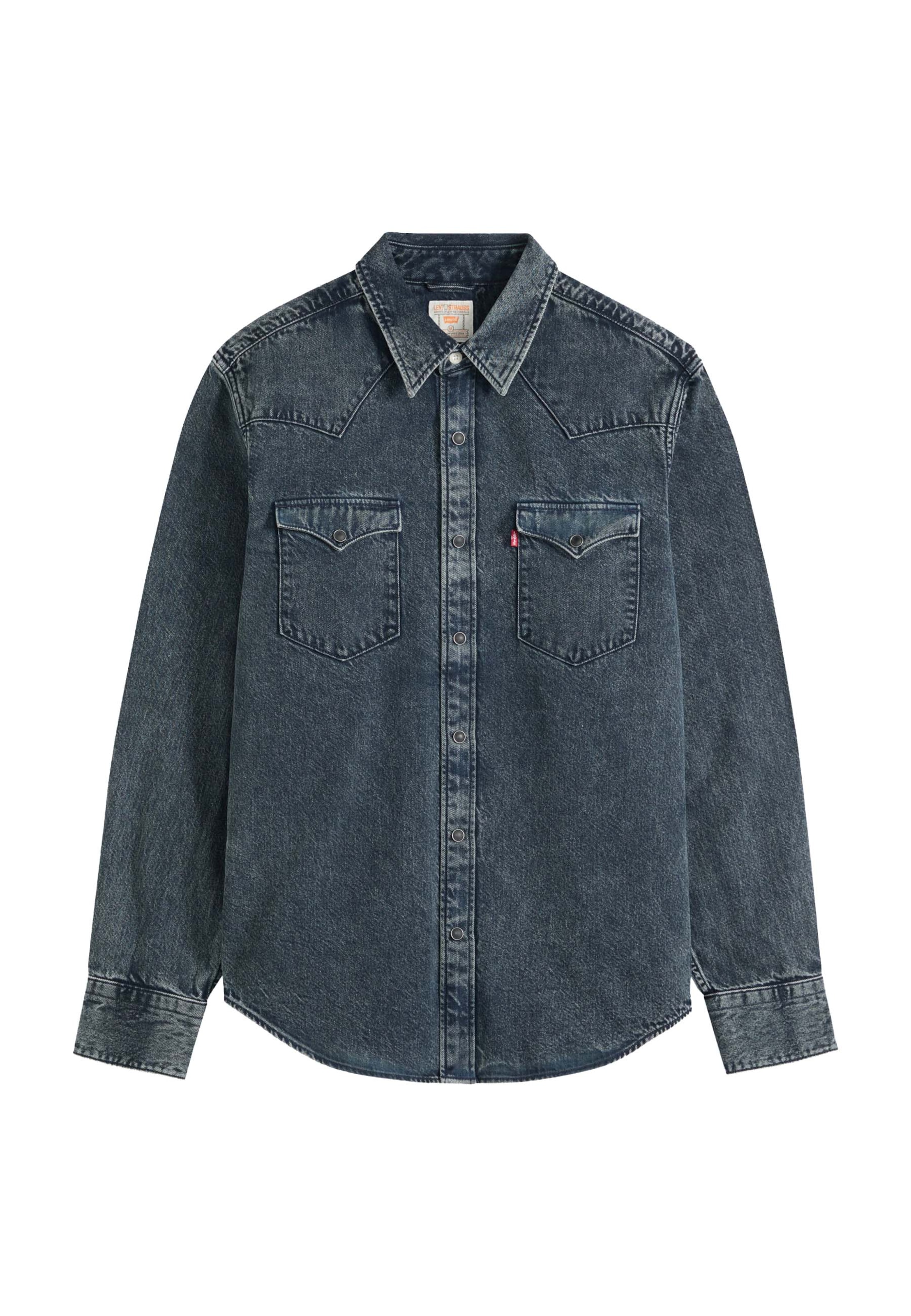 LEVI'S ® Hemd 'BARSTOW WESTERN' in Blau: Vorderseite