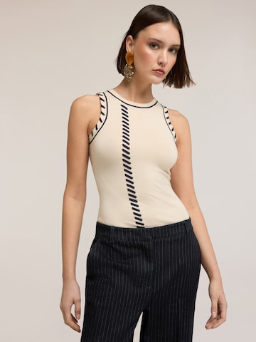 Pull-over MOTIVI en beige