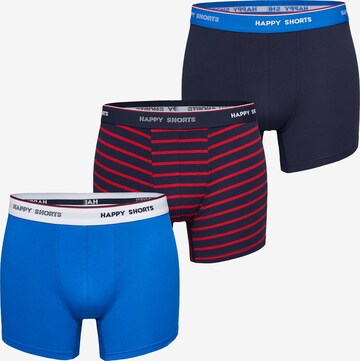 Happy Shorts Boxershorts ' Motive ' in Blauw: voorkant