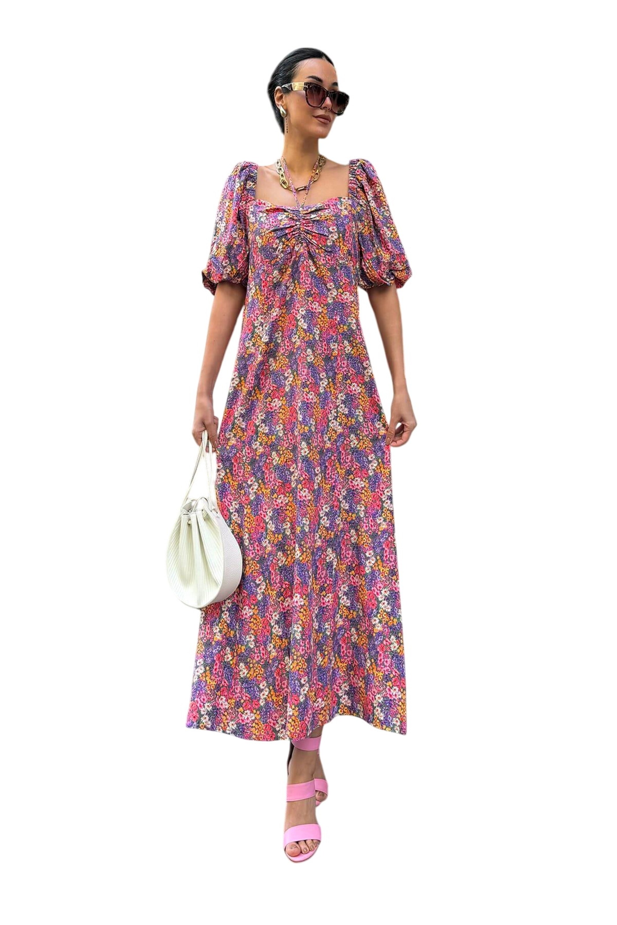 For You Moda Jurk in Roze: voorkant