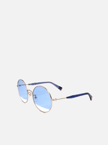 FURLA Sunglasses 'Shiny Light Gold' in Mixed colours: front