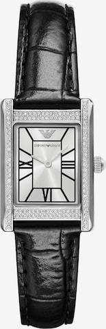 juoda Emporio Armani Analoginis (įprasto dizaino) laikrodis: priekis