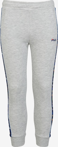 FILA - Tapered Pantalón 'LEBUSA' en gris: frente