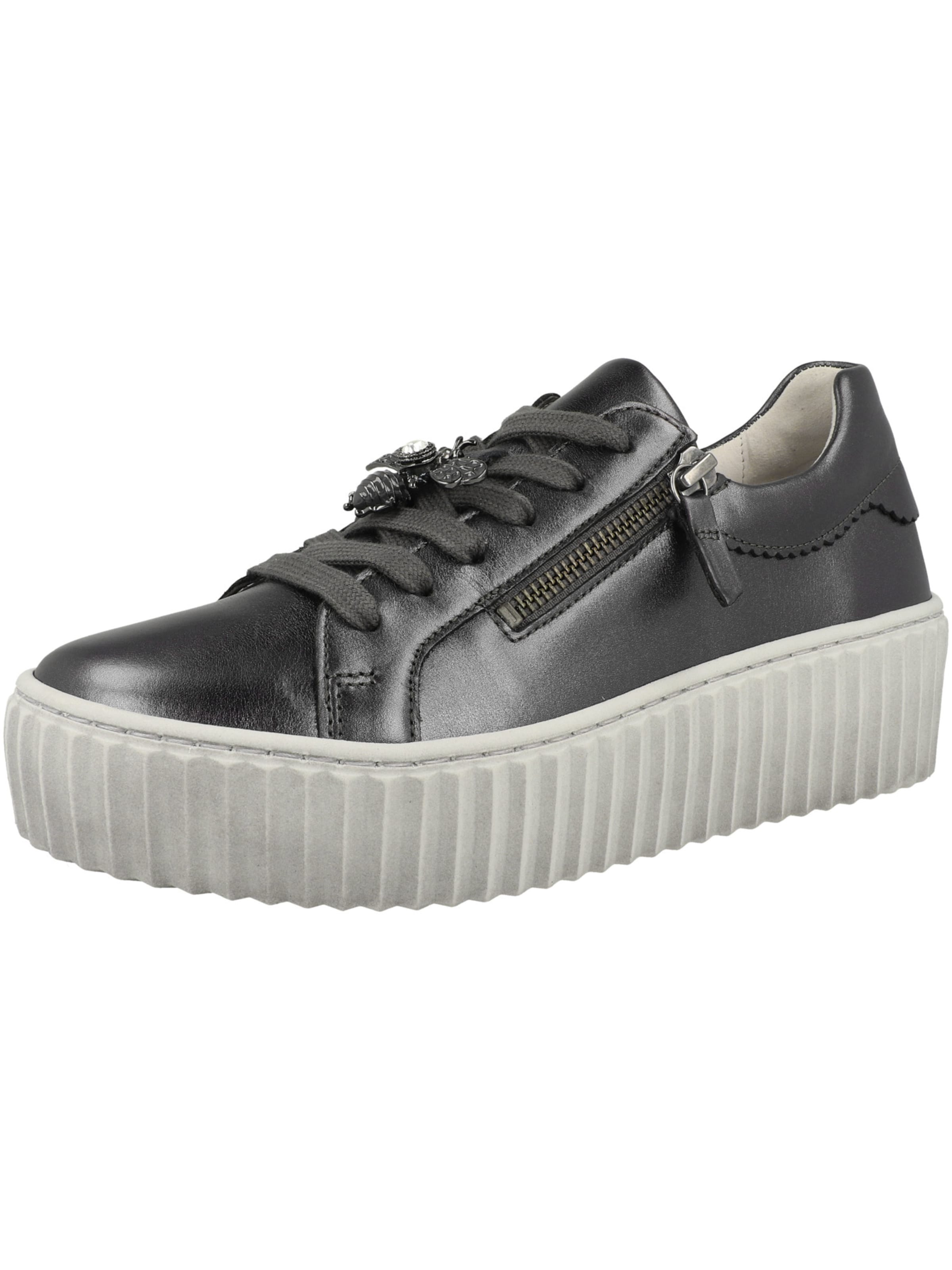 GABOR Platform trainers in Grey: front