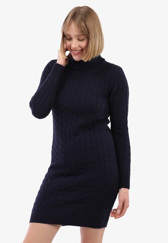 Abito in maglia di Felix Hardy in blu: frontale