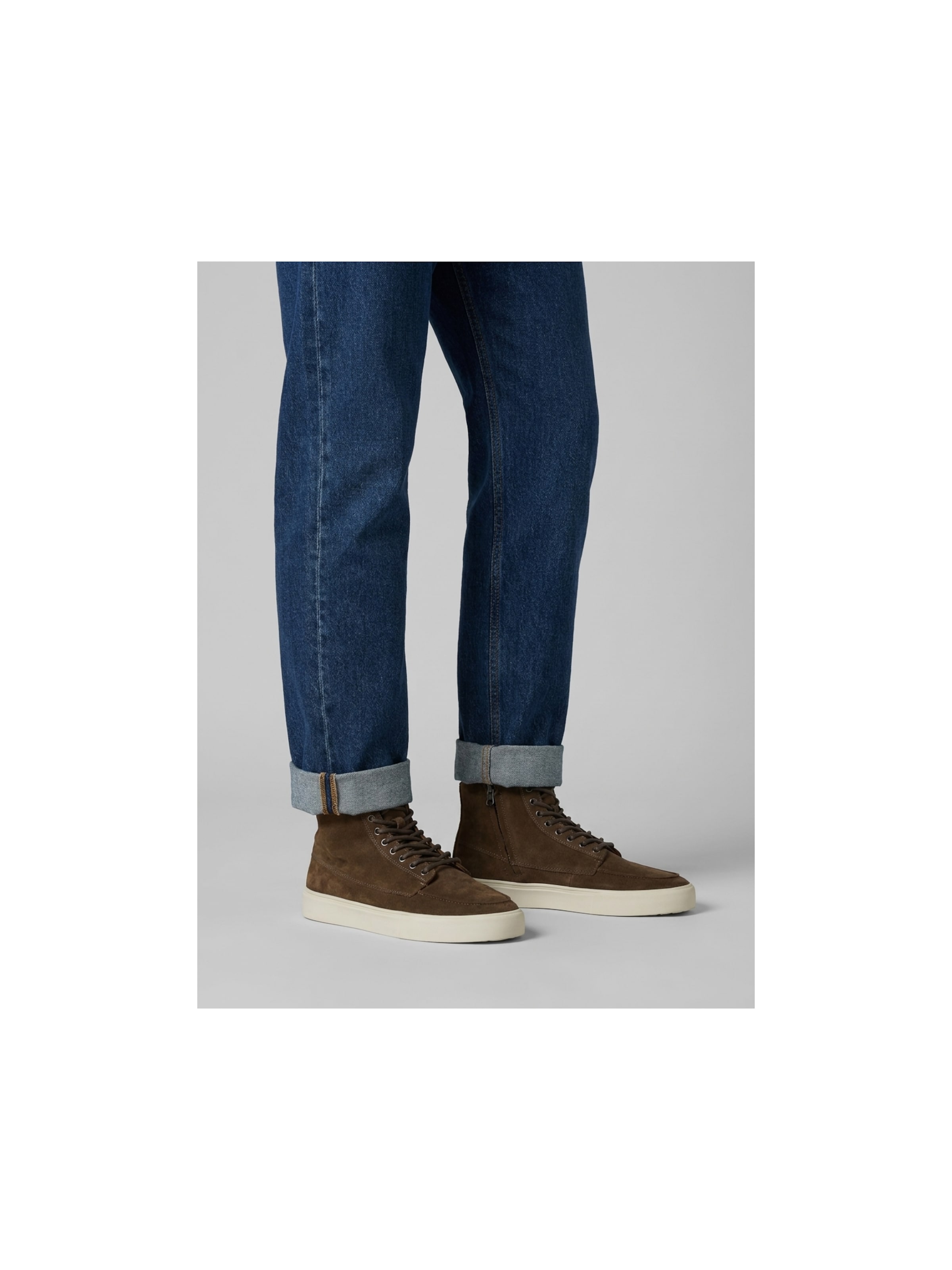 Sneaker alta 'RUBY EERO - ZIPPER' di BLACKSTONE in marrone