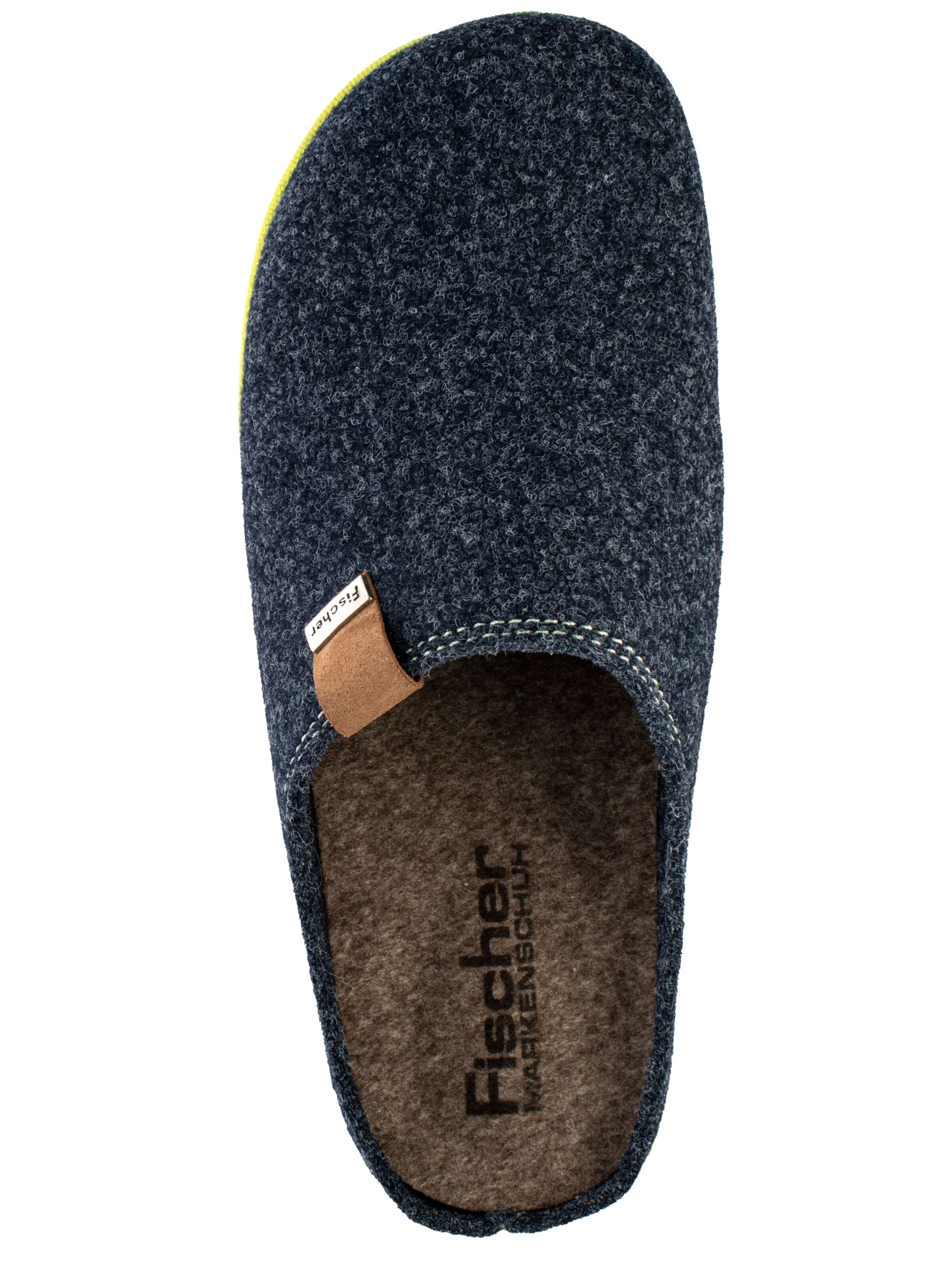 Fischer Markenschuh Slippers 'Helge' in Blue