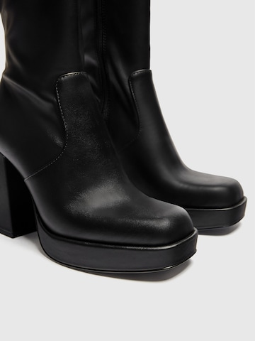 Pull&Bear Ankle Boots in Black