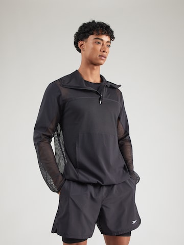 Reebok Sport szabadidős felsők 'ATHLETE' - fekete: elől