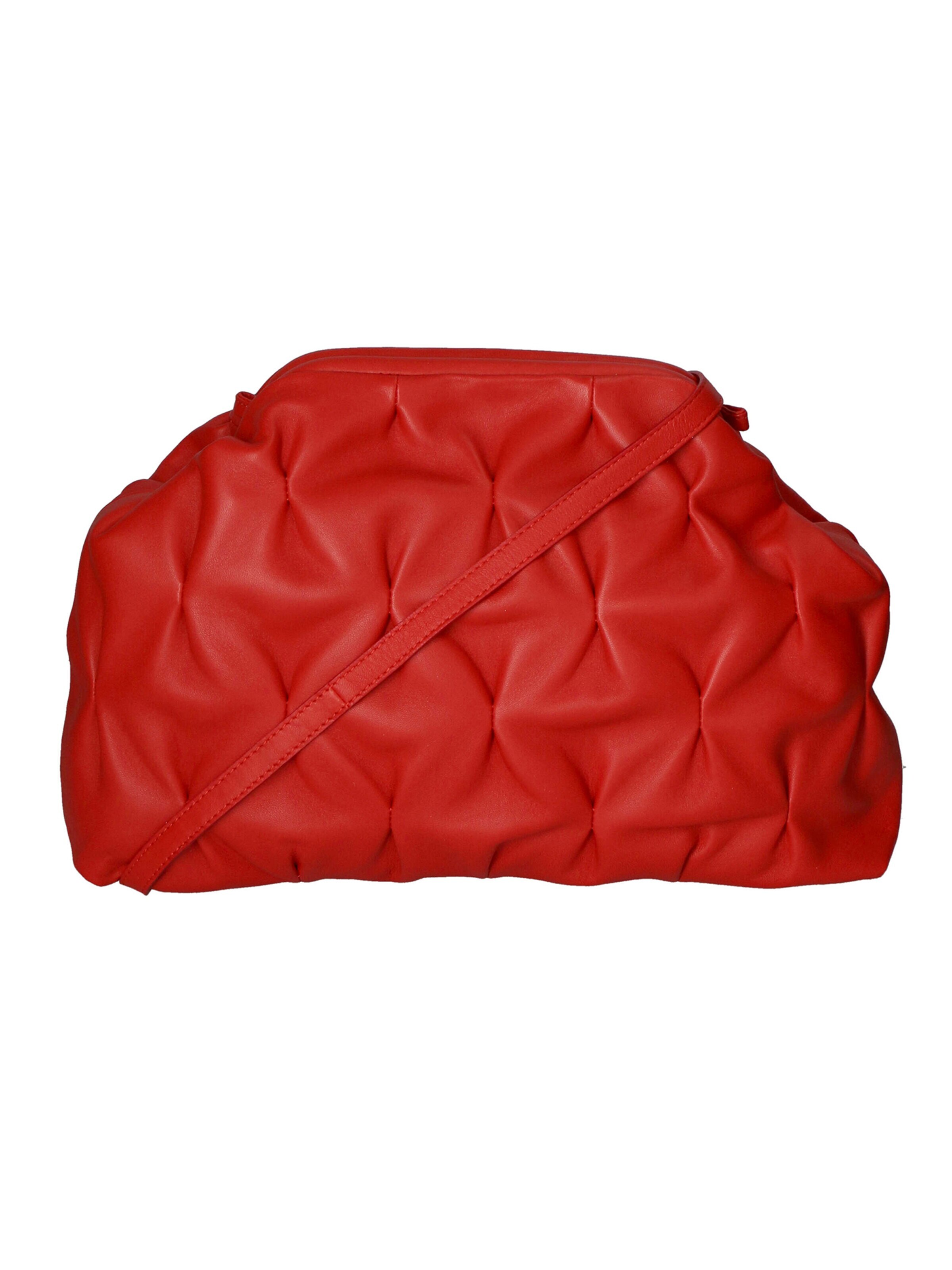 Pochette 'Pochette Verona in Pelle Sauvage - Tracolla Regolabile Made in Italy' di Gave Lux in rosso