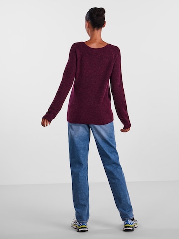 PIECES Sweater 'Ellen' in Purple