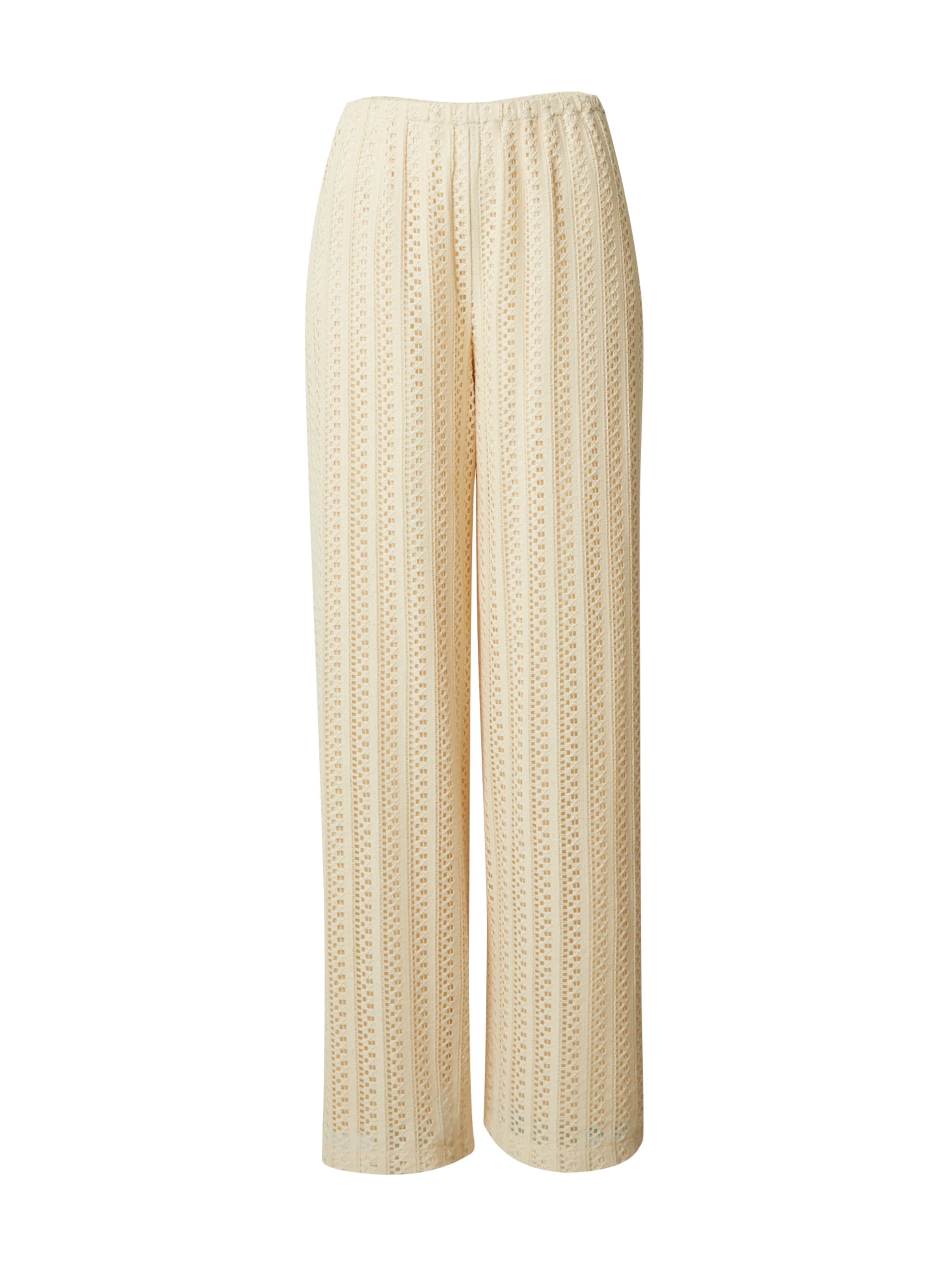 OUT OF ORBIT Pantalon &#x27;Liz&#x27; en blanc cassé, Vue avec produit