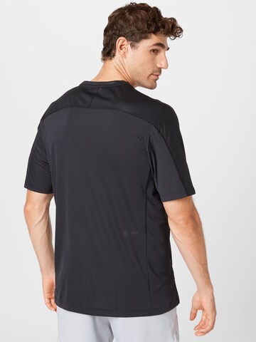 ADIDAS SPORTSWEARTehnička sportska majica 'Workout Pu-Coated' - crna boja