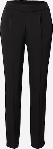 Regular Pantalon à pince Wallis en noir : devant