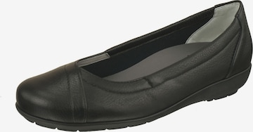 Natural Feet Ballet Flats 'Christina' in Black: front