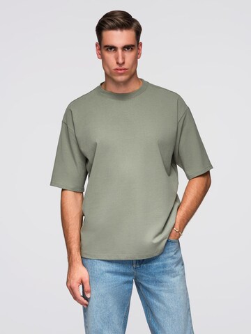 Ombre Shirt in Groen: voorkant