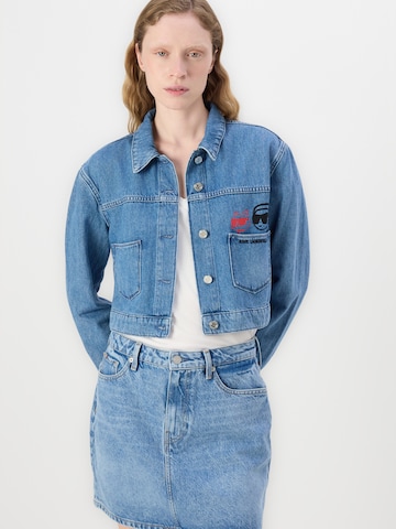 Veste mi-saison 'Ikon' Karl Lagerfeld en bleu