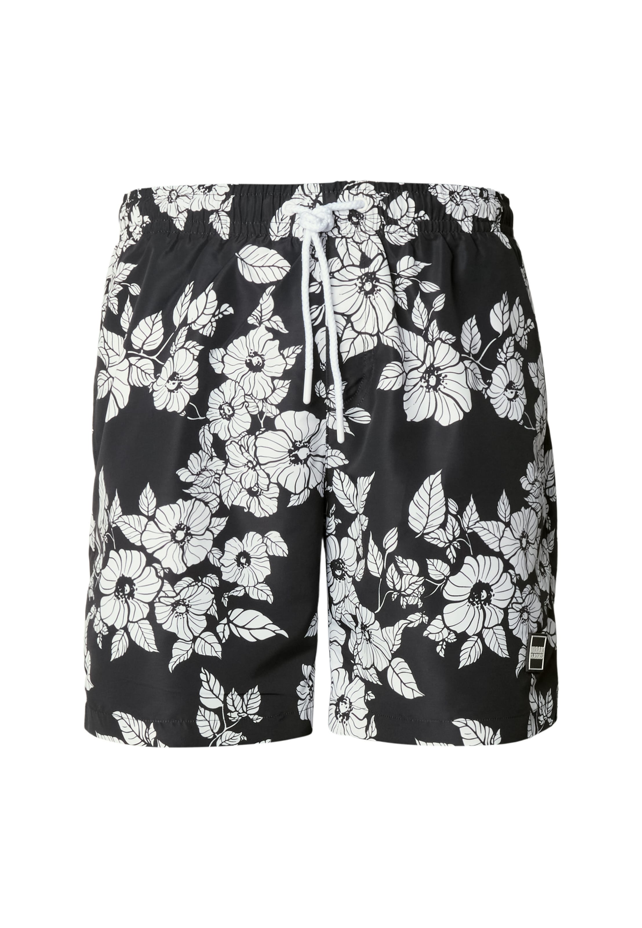 Shorts de bain Urban Classics en noir : devant