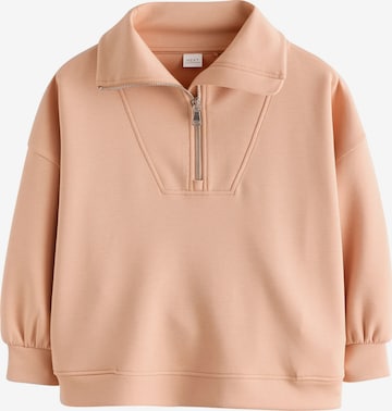 Sweat-shirt Next en orange : devant