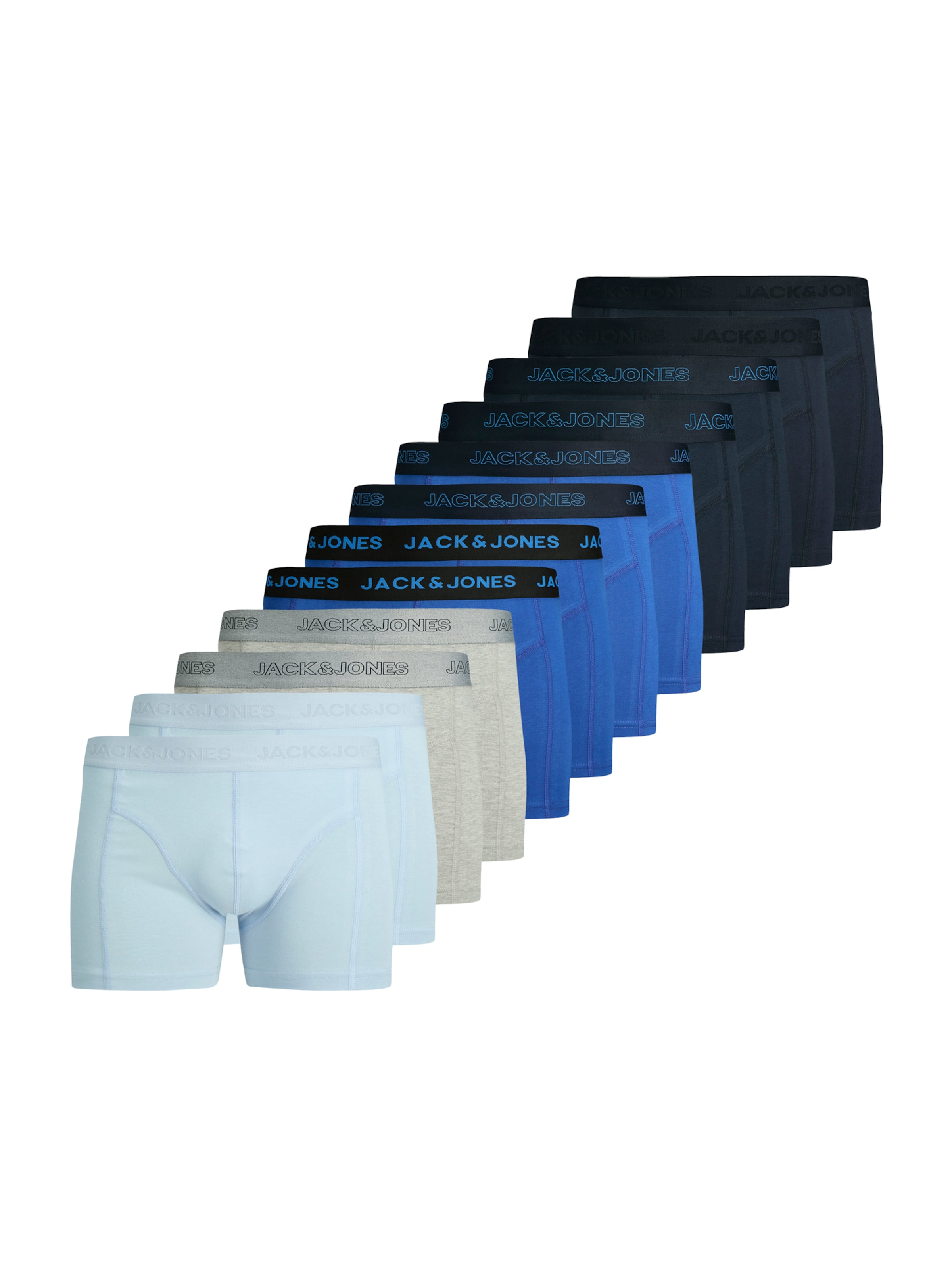 JACK & JONES Boxershorts 'JACCOOPER' in Blauw: voorkant