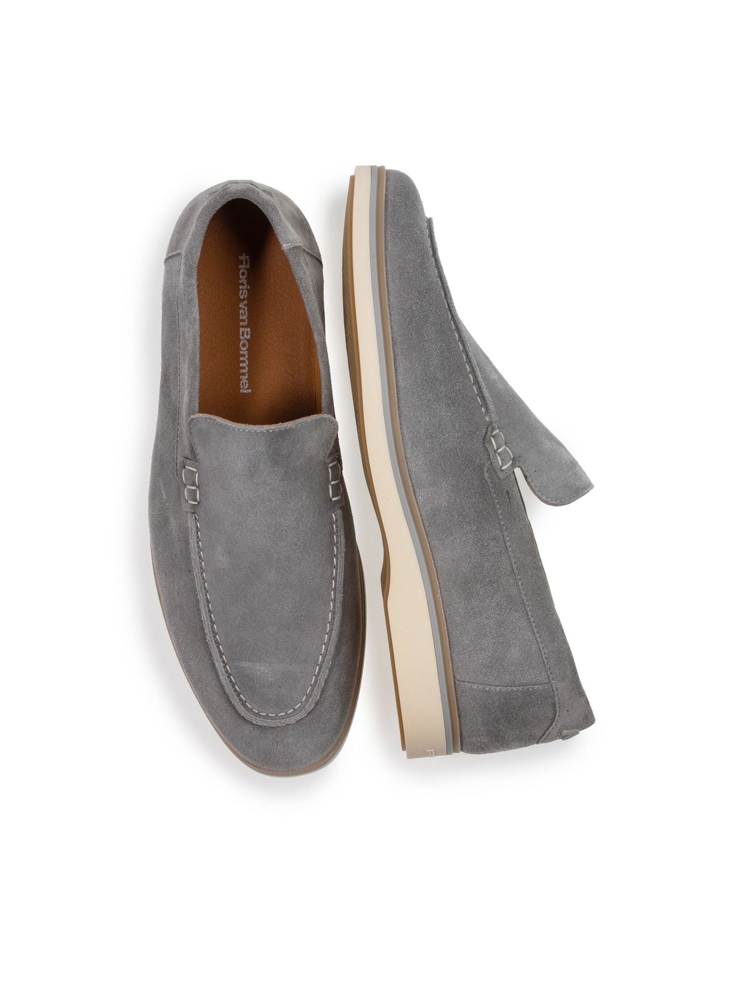 Mocassin 'De Oister 03' Floris van Bommel en gris