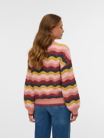 VERO MODA Sweter 'VMDOJ' w kolorze różowy