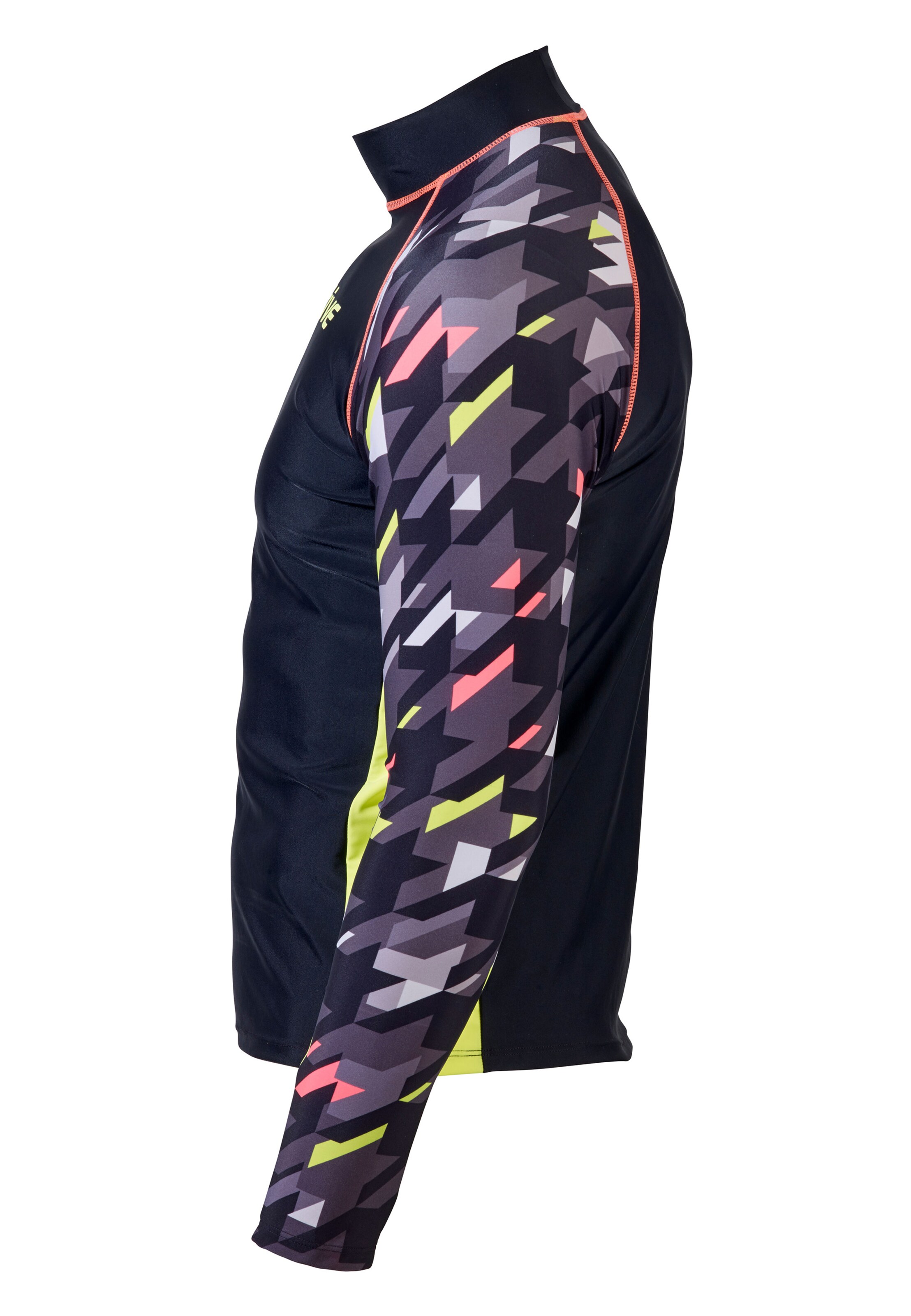 BECO the world of aquasports Functioneel shirt 'Rashguard BEactive UV SUNSET' in Zwart