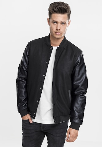 Urban Classics Between-Season Jacket in Black: front