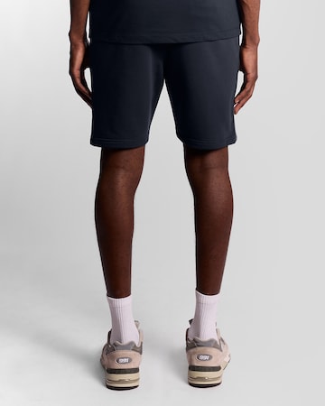 Lyle & Scott Regular Broek in Blauw