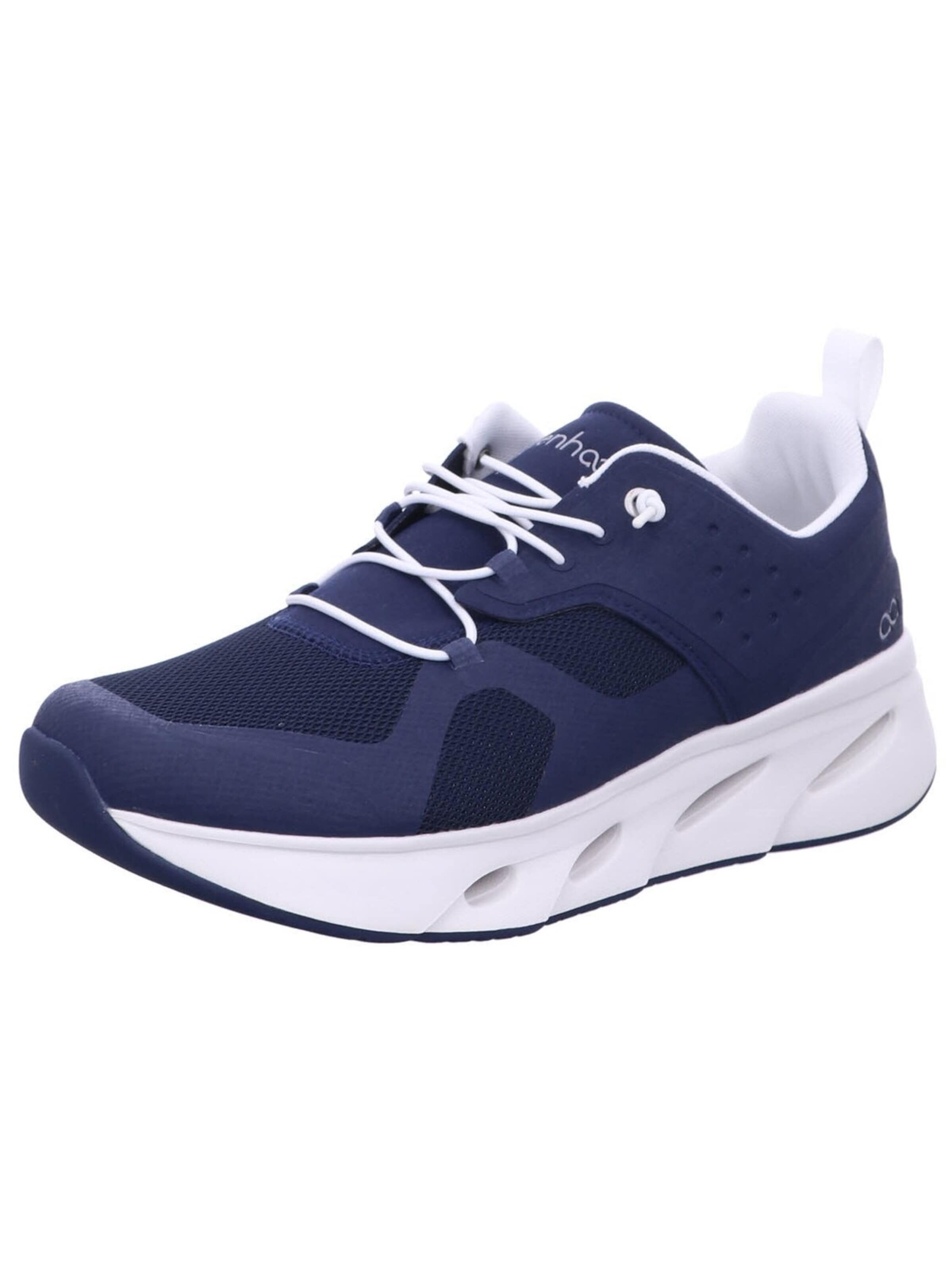 Sneaker bassa 'Sneaker Herren 0500 027 Leder-Mix in blau' di Paul Green in blu: frontale