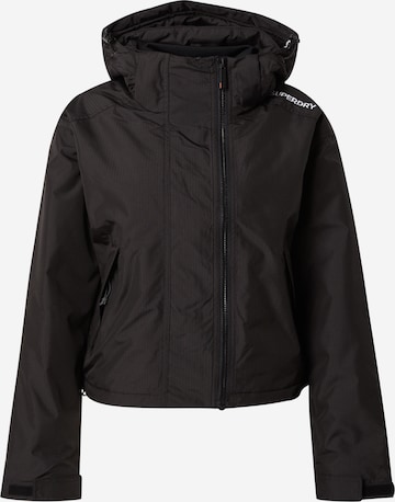 Veste mi-saison 'CODE' Superdry en noir : devant