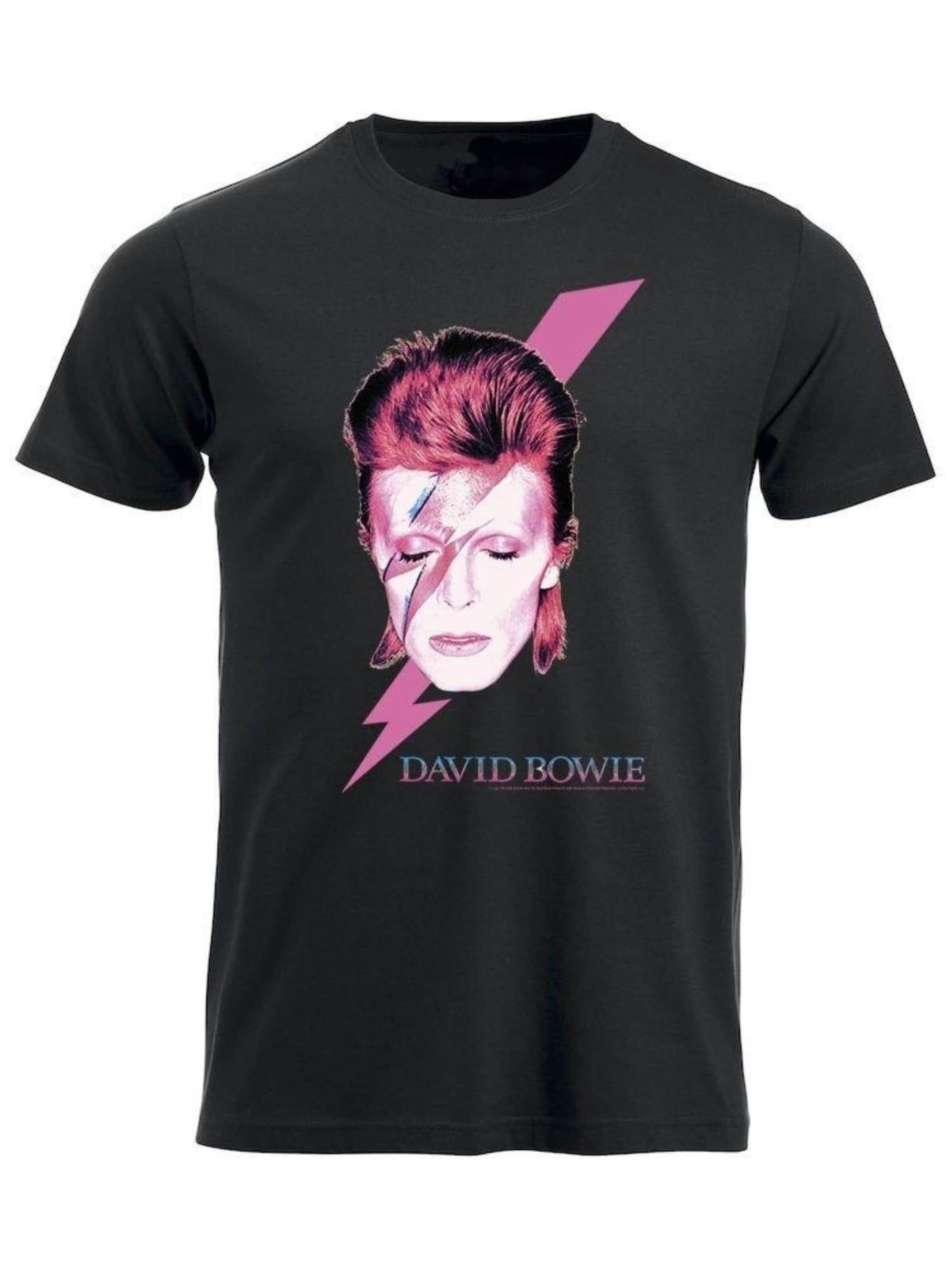Maglietta 'David Bowie Aladdin sane T-Shirt' di Rockshirts in nero: frontale