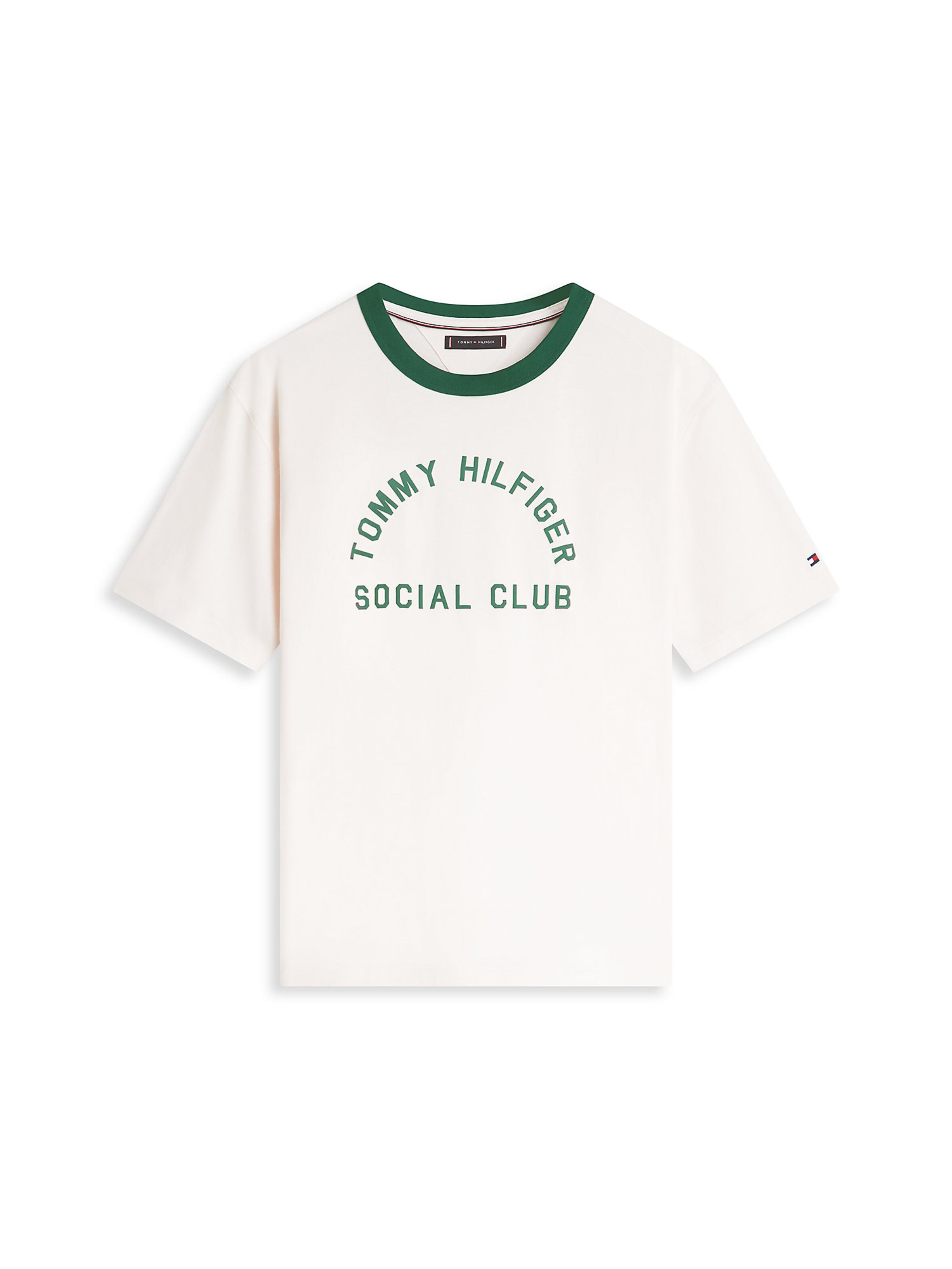 TOMMY HILFIGER Shirt in Cream / Green, Item view