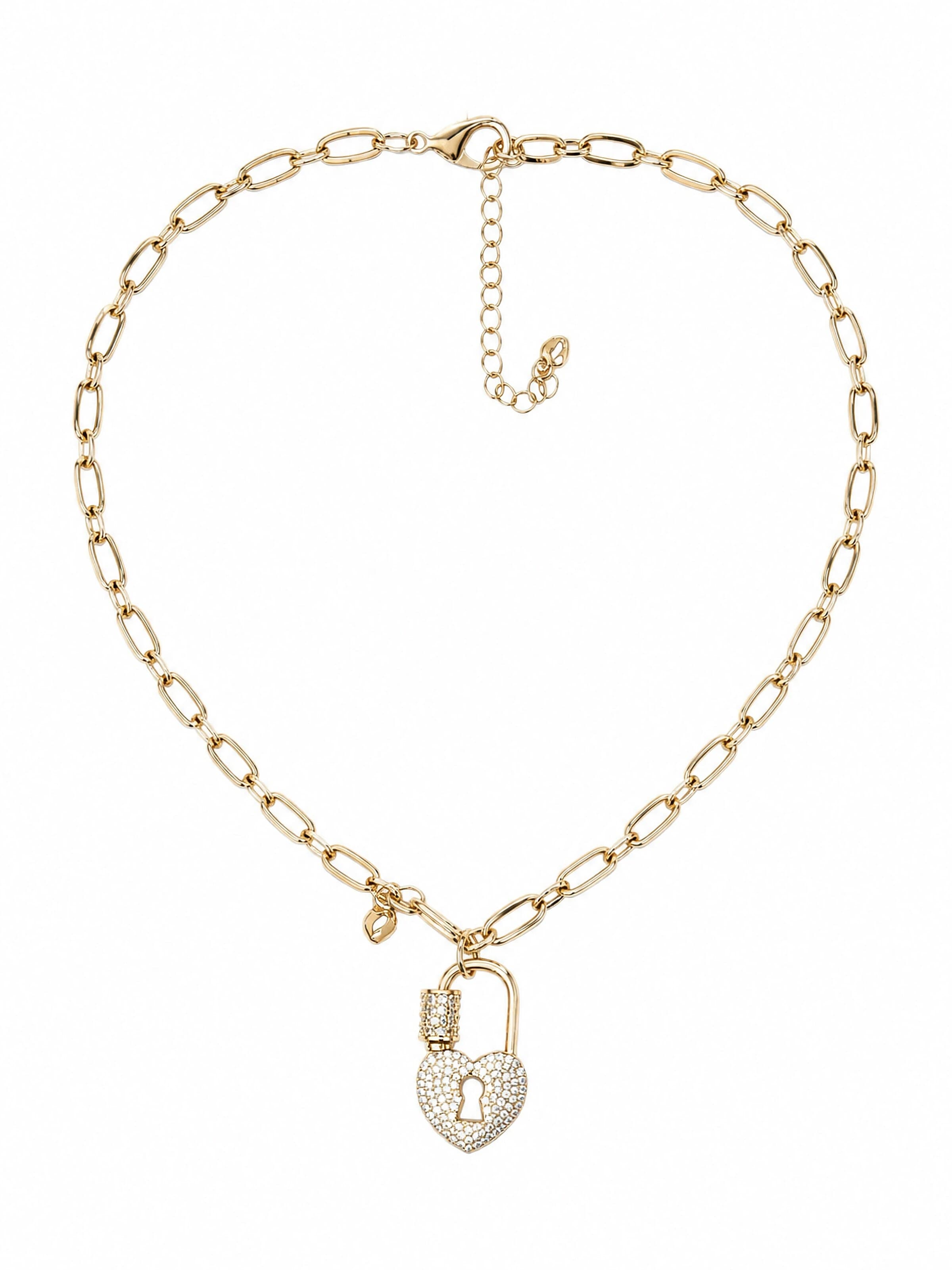 COLLEZIONE ALESSANDRO Necklace 'Schloss' in Gold