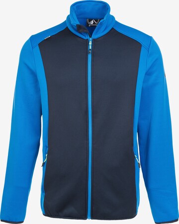 Whistler Athletic Fleece Jacket 'Fred' in Blue: front