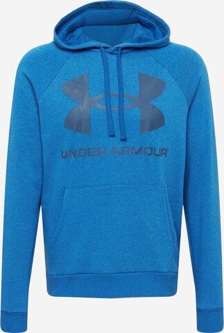 Felpa sportiva 'Rival' di UNDER ARMOUR in blu: frontale