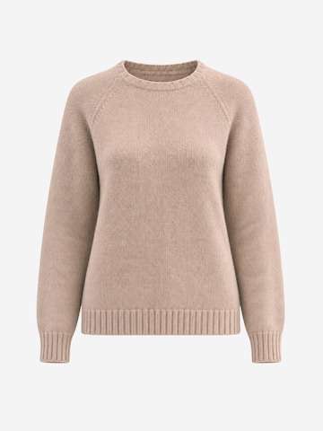 Pull-over Il Lanificio en beige : devant