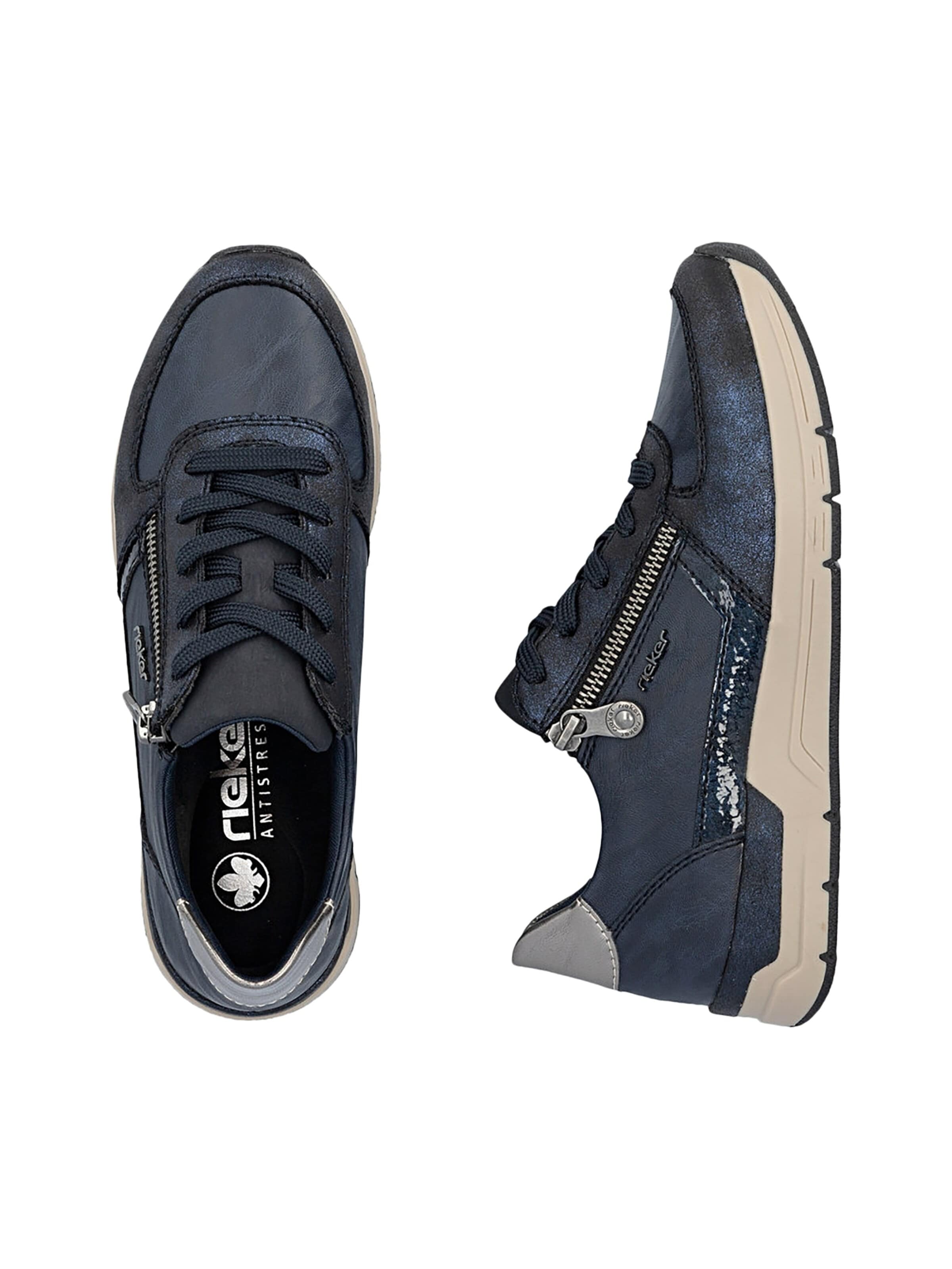 Rieker Buty sportowe sznurowane w kolorze niebieski