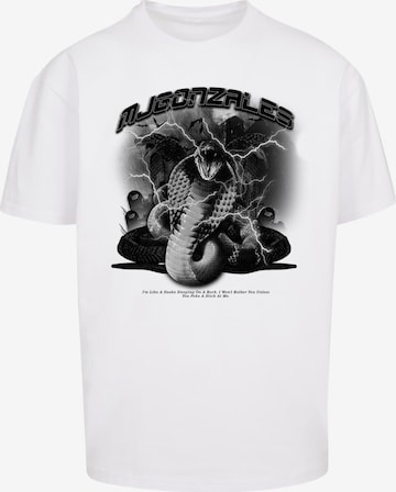 T-Shirt 'Toxic' MJ Gonzales en blanc : devant