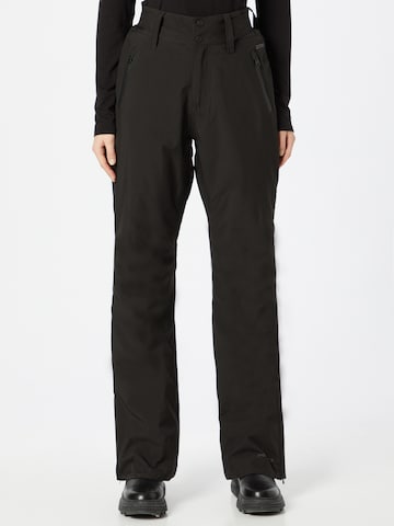 PROTEST Regular Workout Pants 'CINNAMON' in Black: front