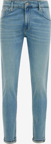 WE Fashion Skinny Jeans in Blauw: voorkant