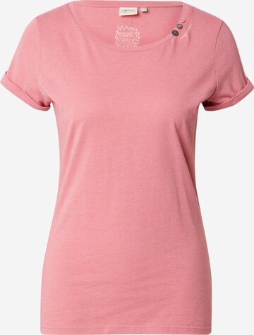 Ragwear T-Shirt 'FLLORAH' in Pink: predná strana