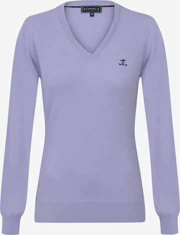 Sir Raymond Tailor Sweater 'Verty' in Purple: front