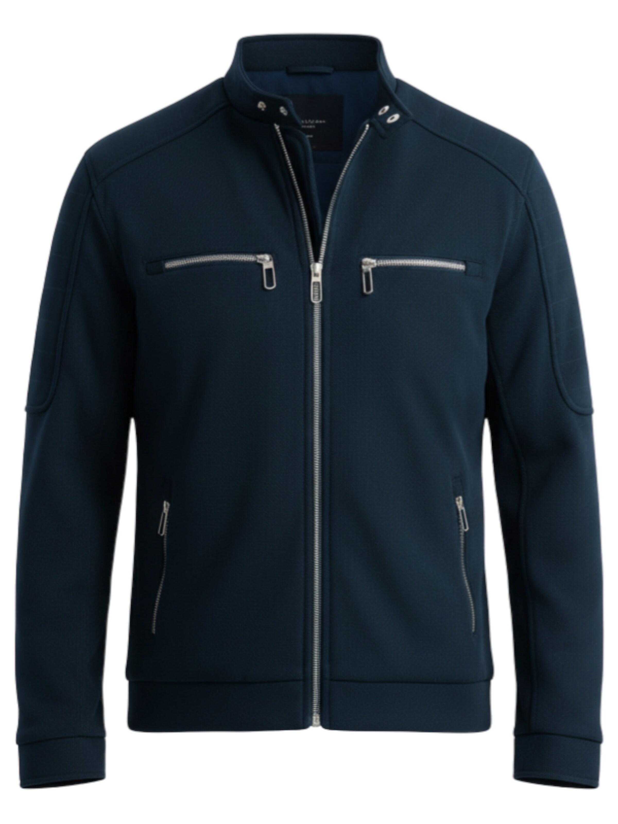 Veste mi-saison Ombre en bleu : devant