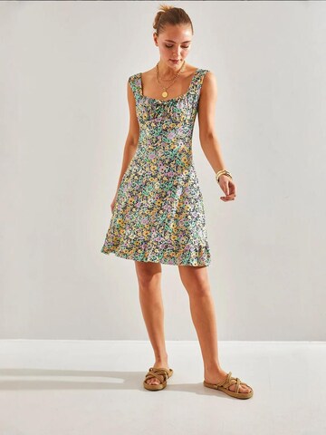 Bianco Lucci Kleid in Mischfarben