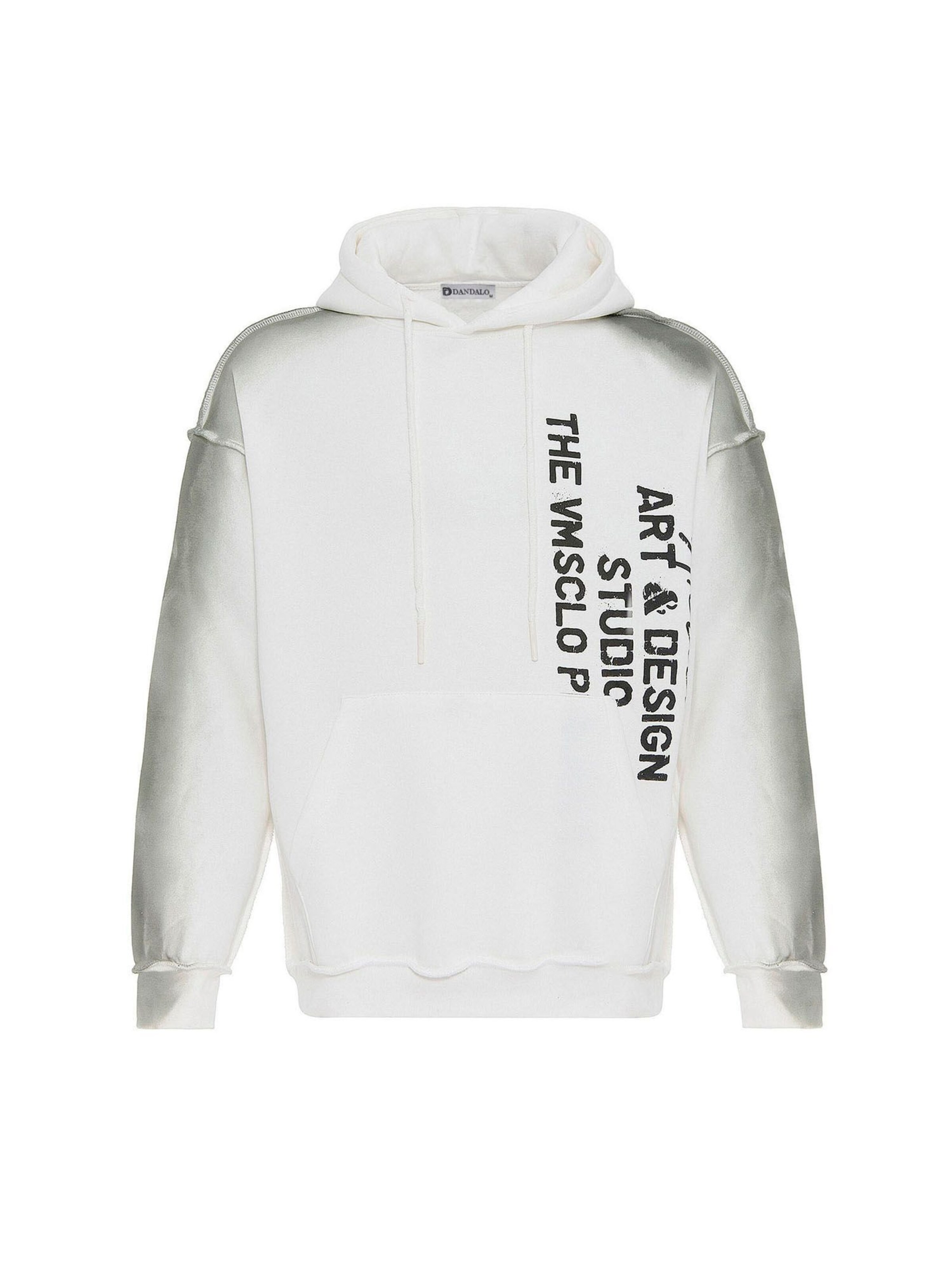 Bluză de molton de la Dandalo pe alb: față